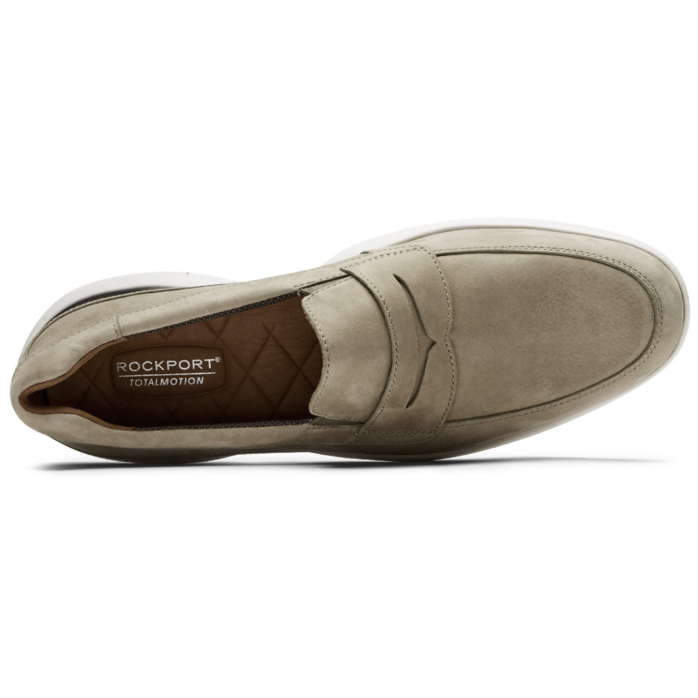 Rockport Loafers For Mens Olive - Total Motion Advance Penny - OG3286917